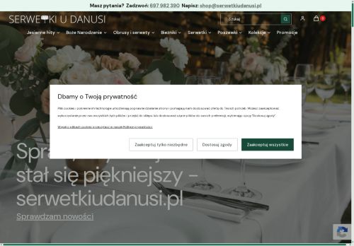 Serwetki u Danusi Adrianna Andrzejewska
